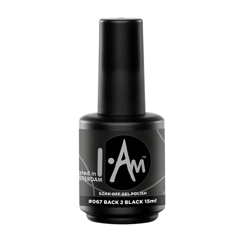 I.Am Soak Off Gel Polish #067 Back 2 Black
