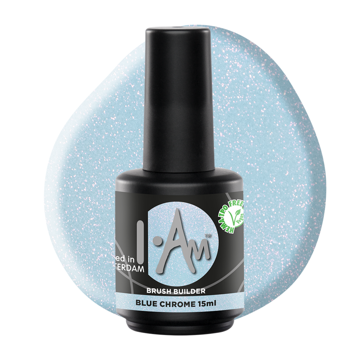 I.Am Brush Builder Blue Chrome 15ml | Builder Gel