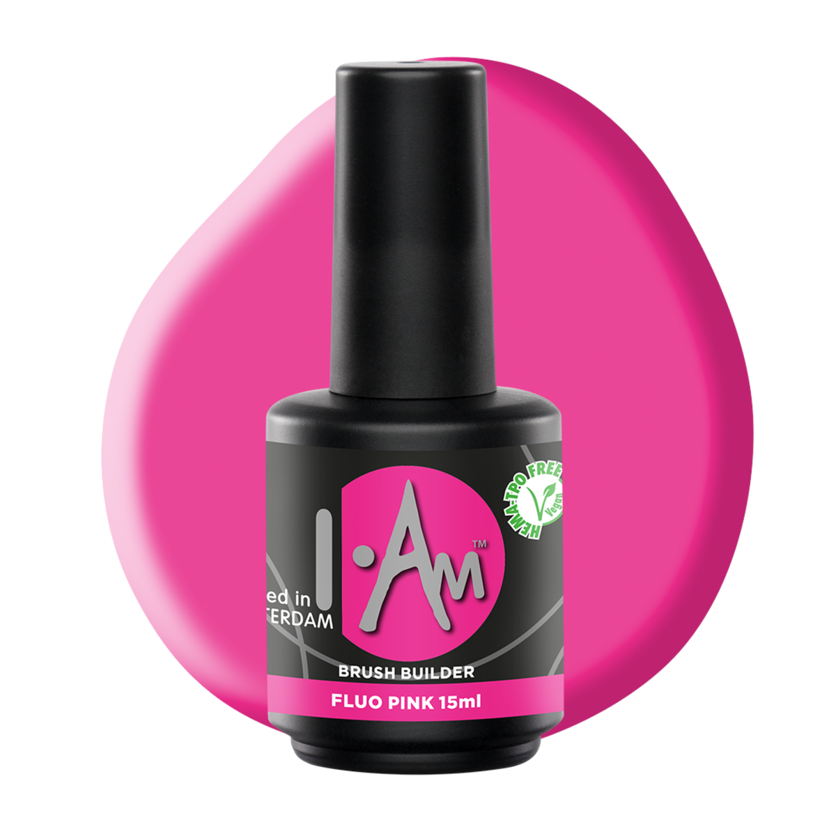 I.Am Brush Builder Fluo Pink 15ml | Builder Gel