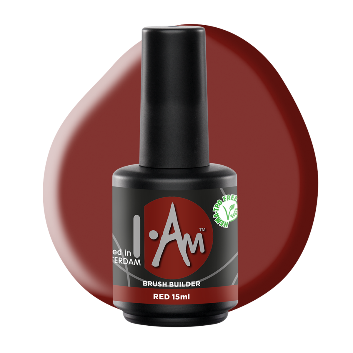 I.Am Brush Builder Red 15ml | Builder Gel